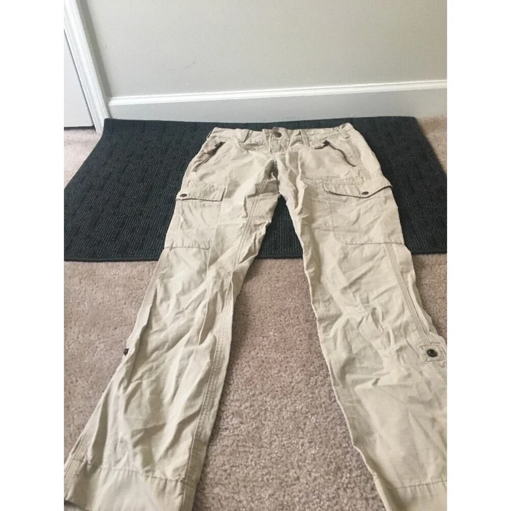 Ralph Lauren Women's Beige Casual Pants with Pockets Size 10
